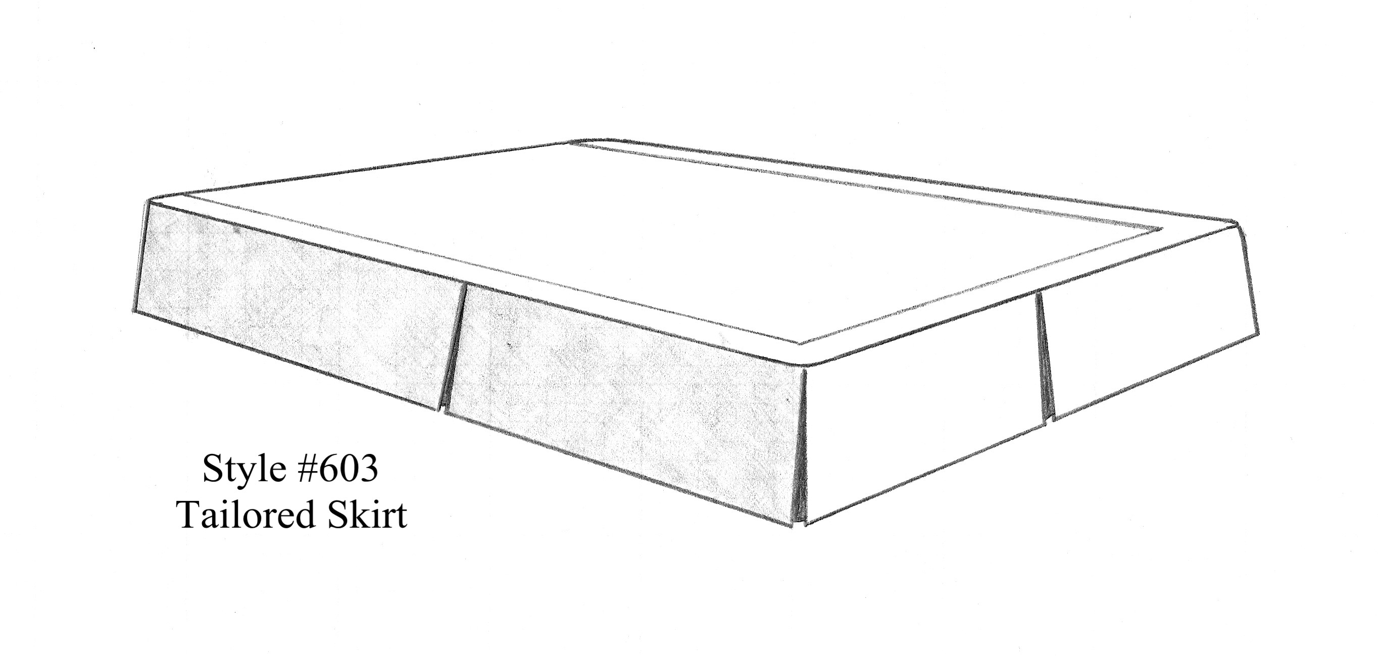 603 Tailored Bed Skirt